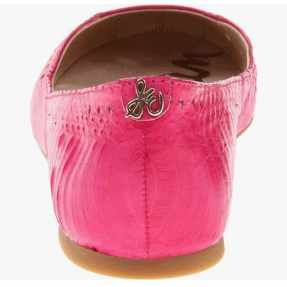 Hot Pink SAM EDELMAN Leighton Ballet Flat Shoes sz. 11 - Picture 2 of 4